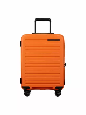 SAMSONITE | Trolley RESTACKED SPINNER 55cm espandibile nero | orange